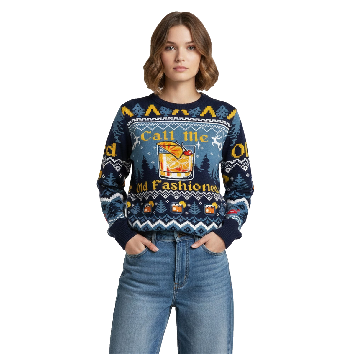 2026 Christmas Call Me Old Fashioned Ugly Sweater - Moonbestprint