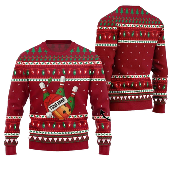 2026 Christmas Bowling Ugly Christmas Sweater - Moonbestprint