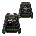 2025 Christmas Bone Thief Catmas Ugly Sweater – Moonbestprint