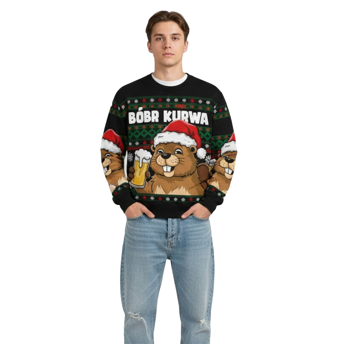 2026 Christmas Bobr Kubwa Ugly Sweater - Moonbestprint
