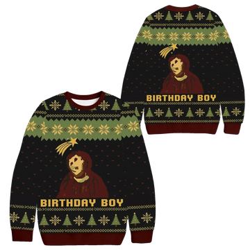 2026 Christmas Birthday Boy Ugly Sweater - Moonbestprint