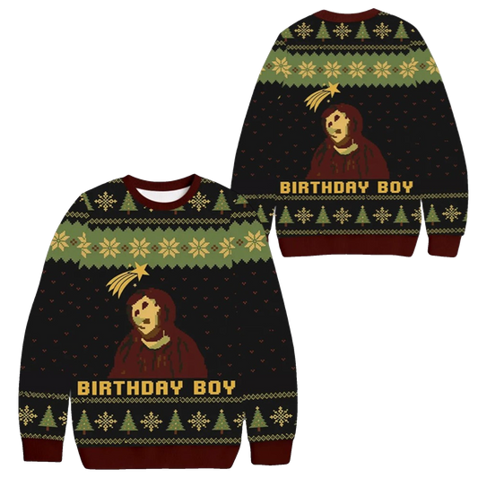 2026 Christmas Birthday Boy Ugly Sweater - Moonbestprint