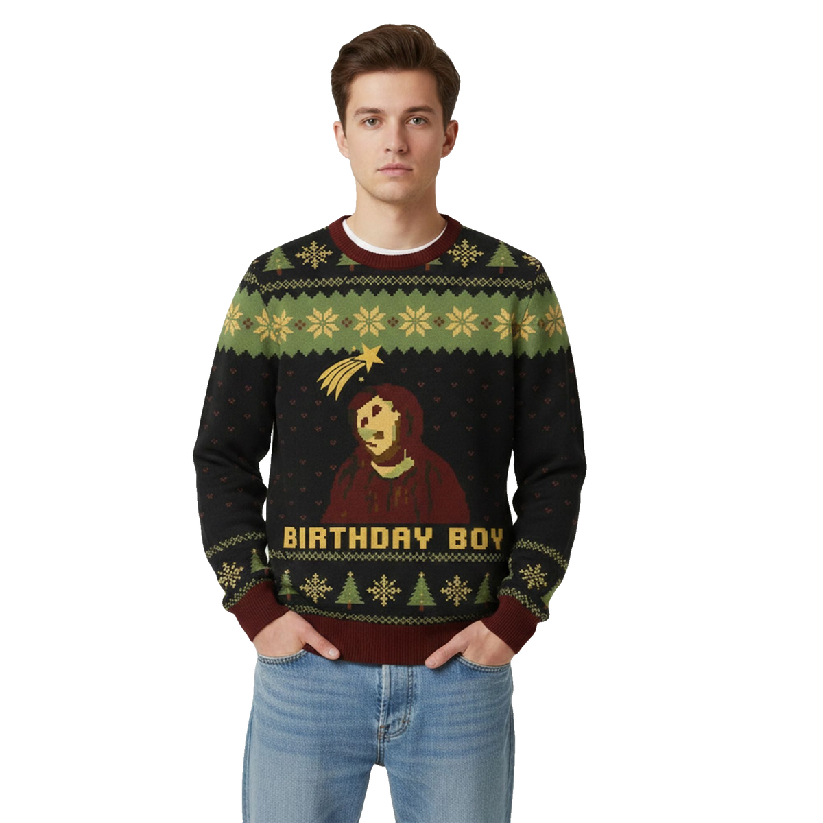 2026 Christmas Birthday Boy Ugly Sweater - Moonbestprint