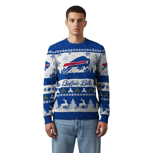 2026 Christmas Bills Festive Reindeer Tree Ugly Sweater - Moonbestprint