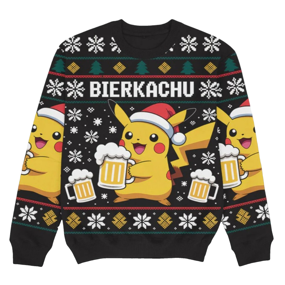 2026 Christmas BIERKACHU Ugly Christmas Sweater - Moonbestprint