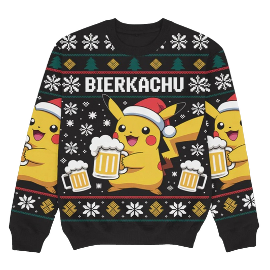 2026 Christmas BIERKACHU Ugly Christmas Sweater - Moonbestprint
