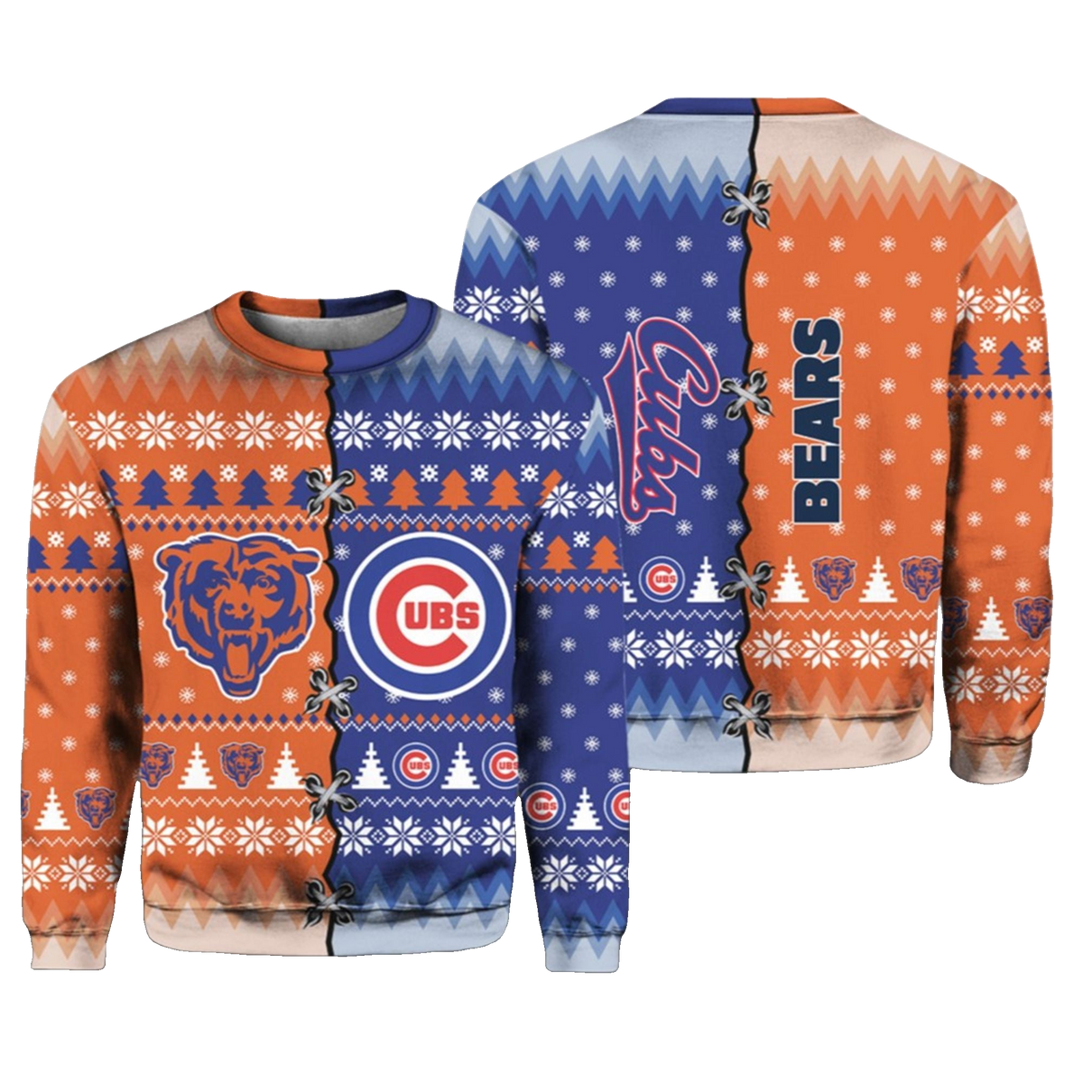 2026 Christmas Bears x Cubs Ugly Sweater - Moonbestprint