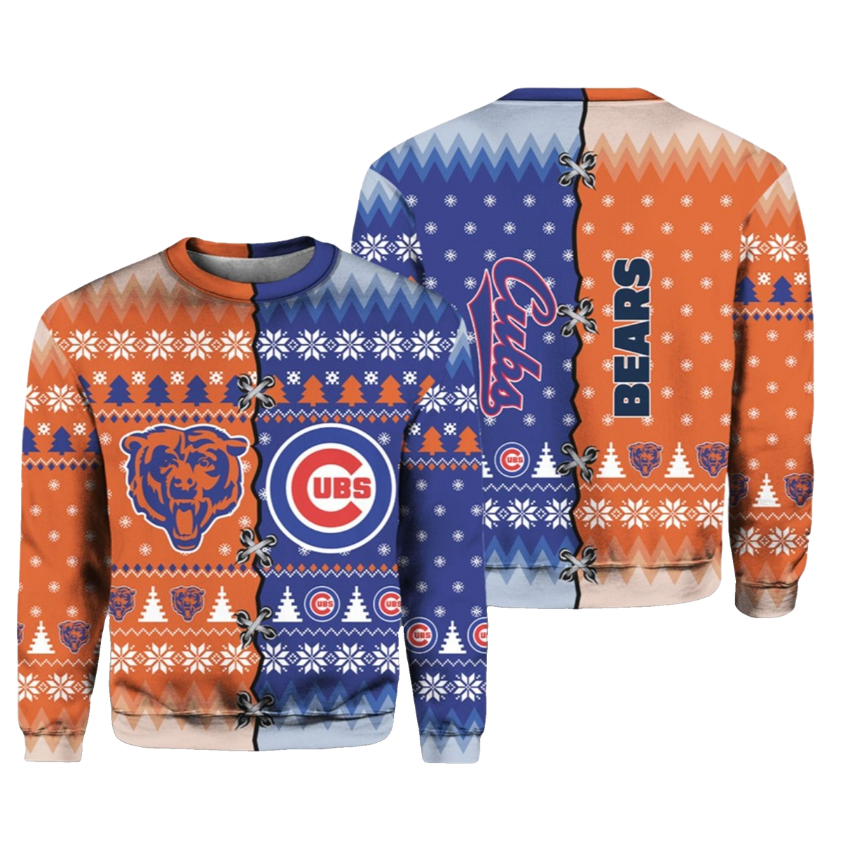 2026 Christmas Bears x Cubs Ugly Sweater - Moonbestprint