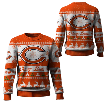 2026 Christmas Bears Festive Reindeer Tree Ugly Sweater - Moonbestprint