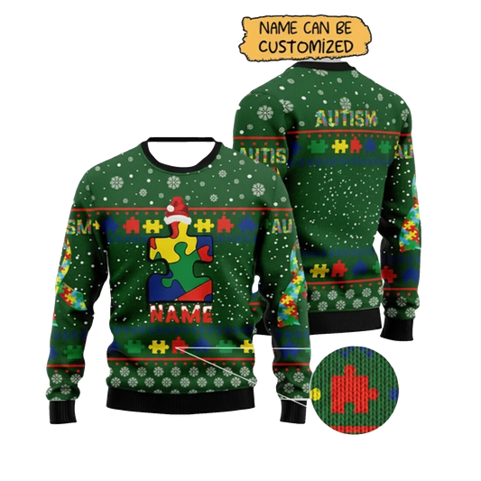 2026 Christmas Autism Awareness Ugly Sweater - Moonbestprint