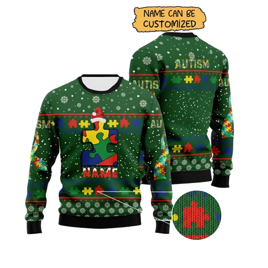 2026 Christmas Autism Awareness Ugly Sweater - Moonbestprint