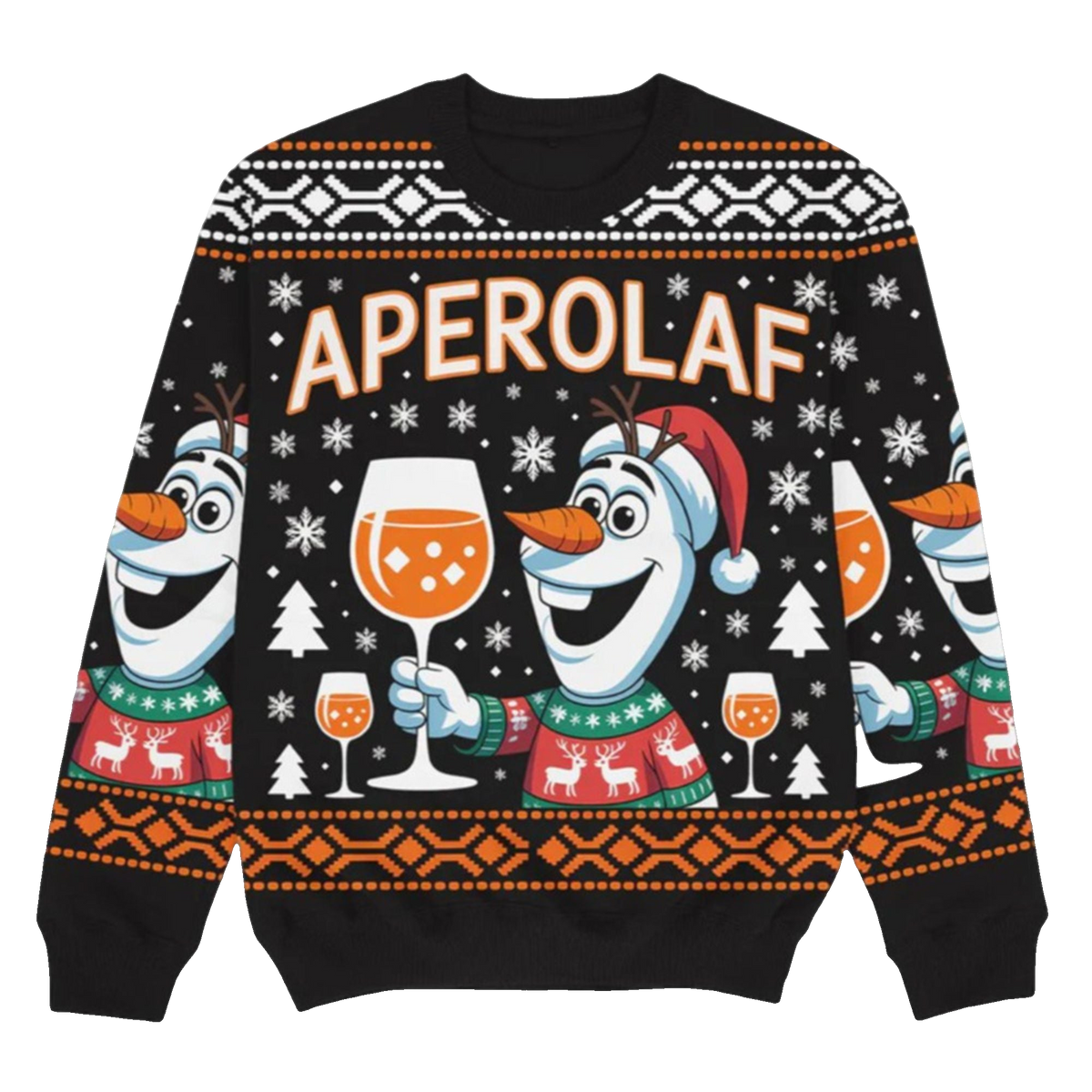 2026 Christmas Aperolaf Ugly Sweater - Moonbestprint