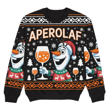 2026 Christmas Aperolaf Ugly Sweater - Moonbestprint