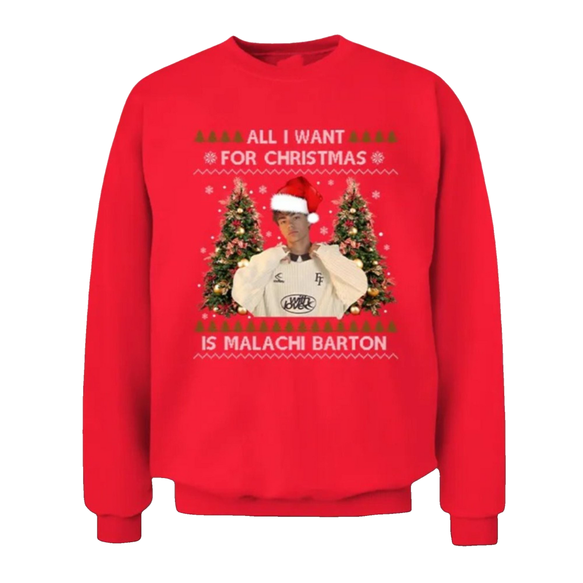 2026 Christmas All I Want For Christmas Is Malachi Barton Ugly Sweater - Moonbestprint