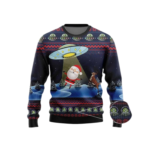 2026 Christmas Alien Santa Ugly Sweater - Moonbestprint