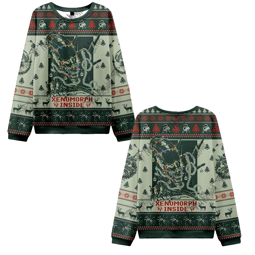 2026 Christmas Alien 426 Ugly Christmas Sweater - Moonbestprint