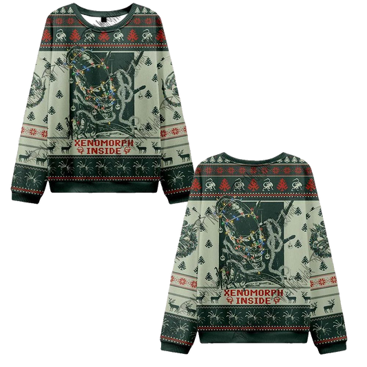 2026 Christmas Alien 426 Ugly Christmas Sweater - Moonbestprint