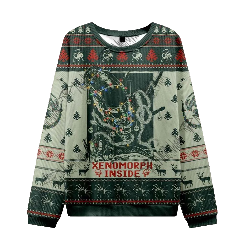 2026 Christmas Alien 426 Ugly Christmas Sweater - Moonbestprint