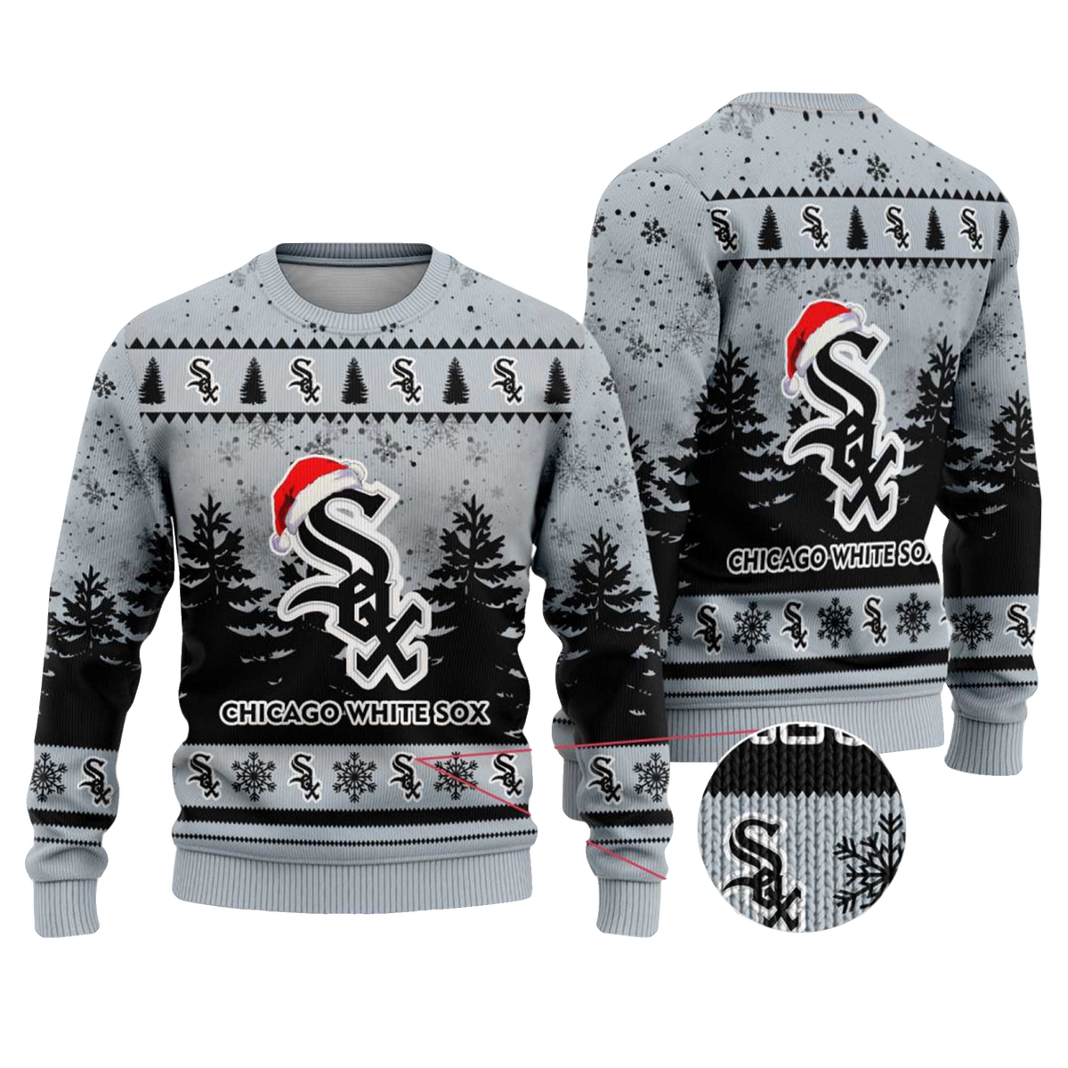 2025 Chicago White Sox Snowflakes Christmas Ugly Sweater – Moonbestprint