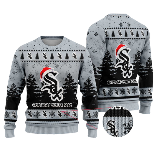 2025 Chicago White Sox Snowflakes Christmas Ugly Sweater – Moonbestprint