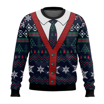 2026 Cardigan Pattern Ugly Christmas Sweater Moonbestprint