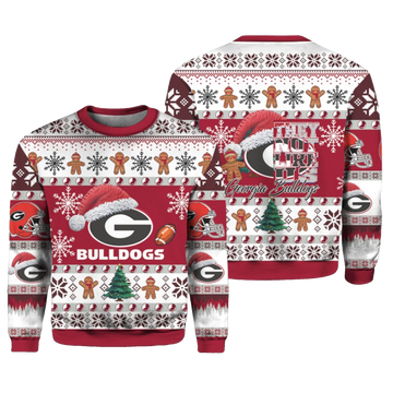 2026 Bulldogs They Not Like Us Ugly Christmas Sweater - Moonbestprint