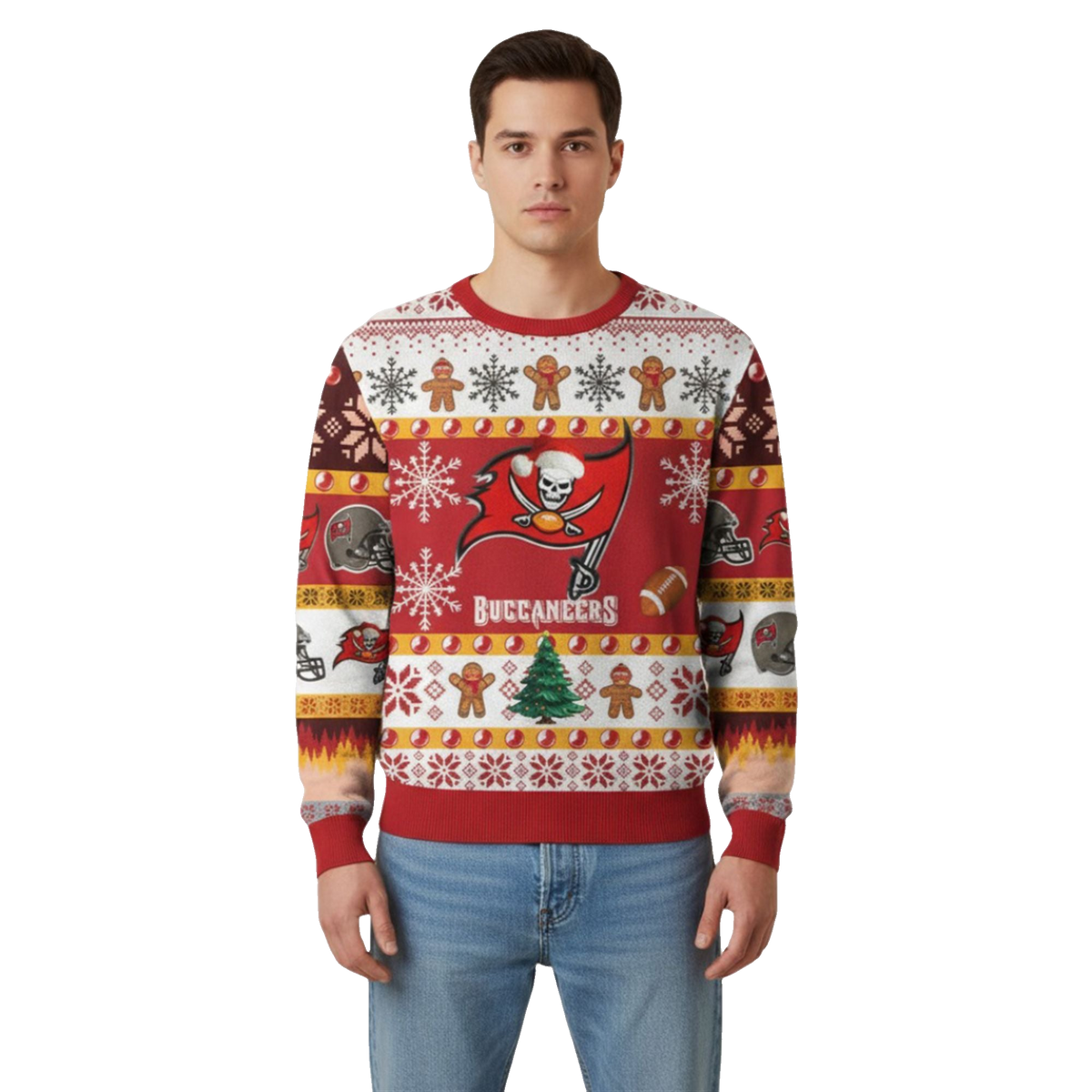 2026 Buccaneers They Not Like Us Ugly Christmas Sweater - Moonbestprint