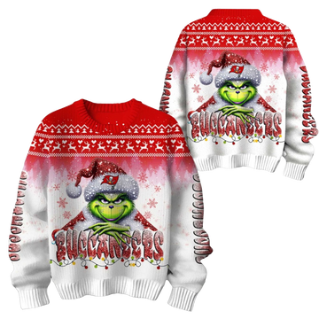 2026 Buccaneers Grnch Season Christmas Ugly Sweater - Moonbestprint