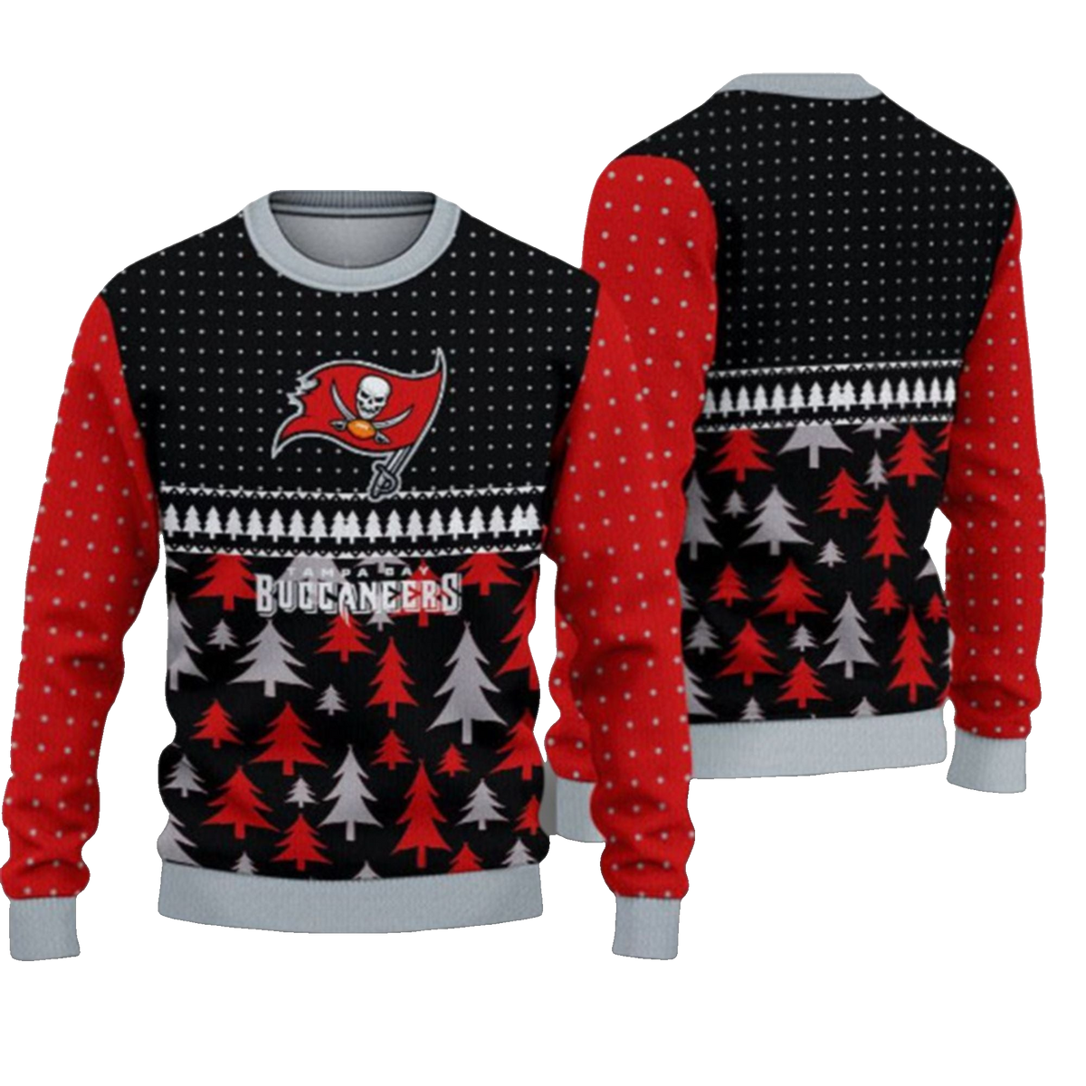 2026 Buccaneers Festive Ugly Christmas Sweater - Moonbestprint