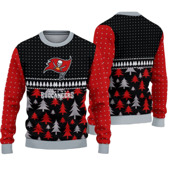 2026 Buccaneers Festive Ugly Christmas Sweater - Moonbestprint