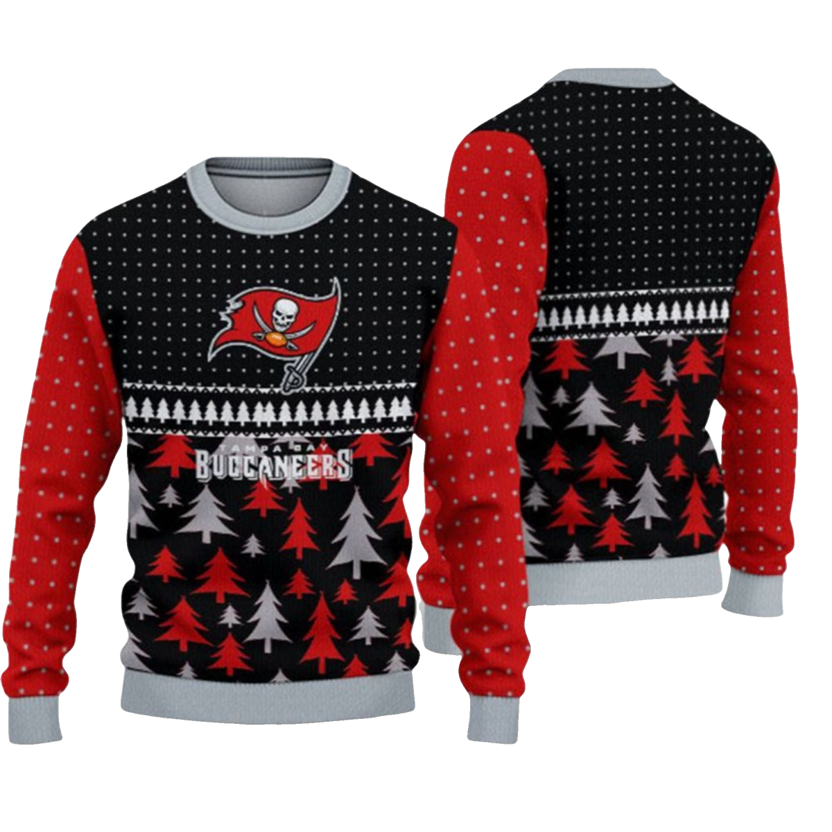 2026 Buccaneers Festive Ugly Christmas Sweater - Moonbestprint