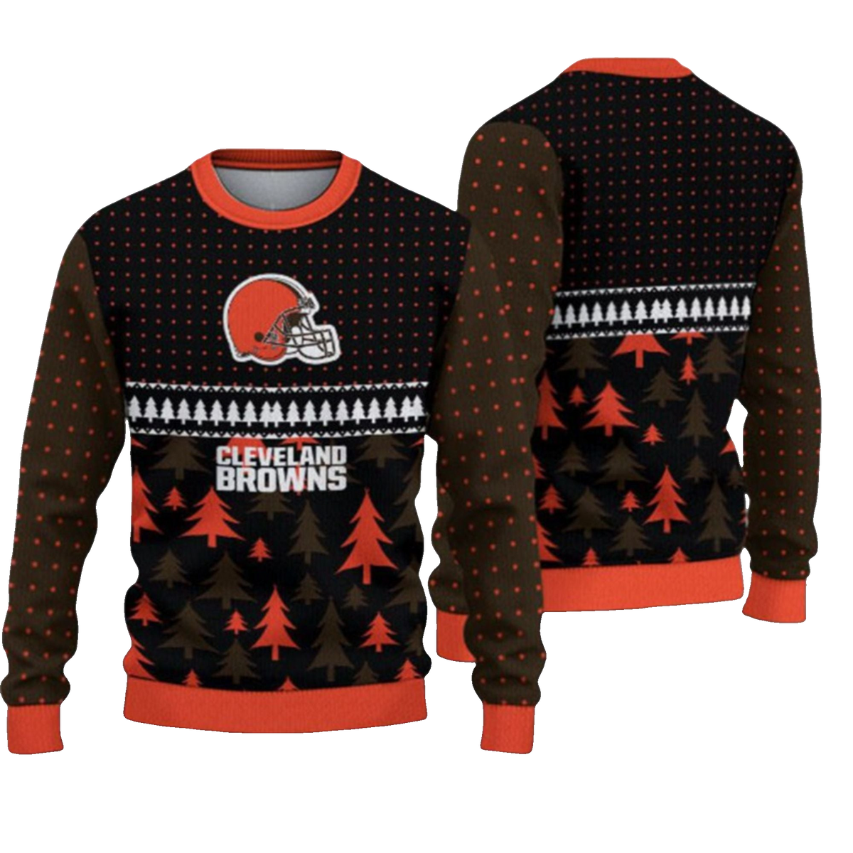 2026 Browns Ugly Christmas Sweater - Moonbestprint