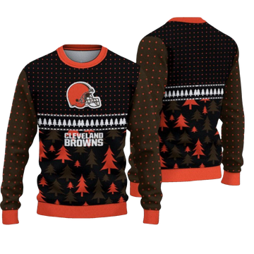 2026 Browns Ugly Christmas Sweater - Moonbestprint