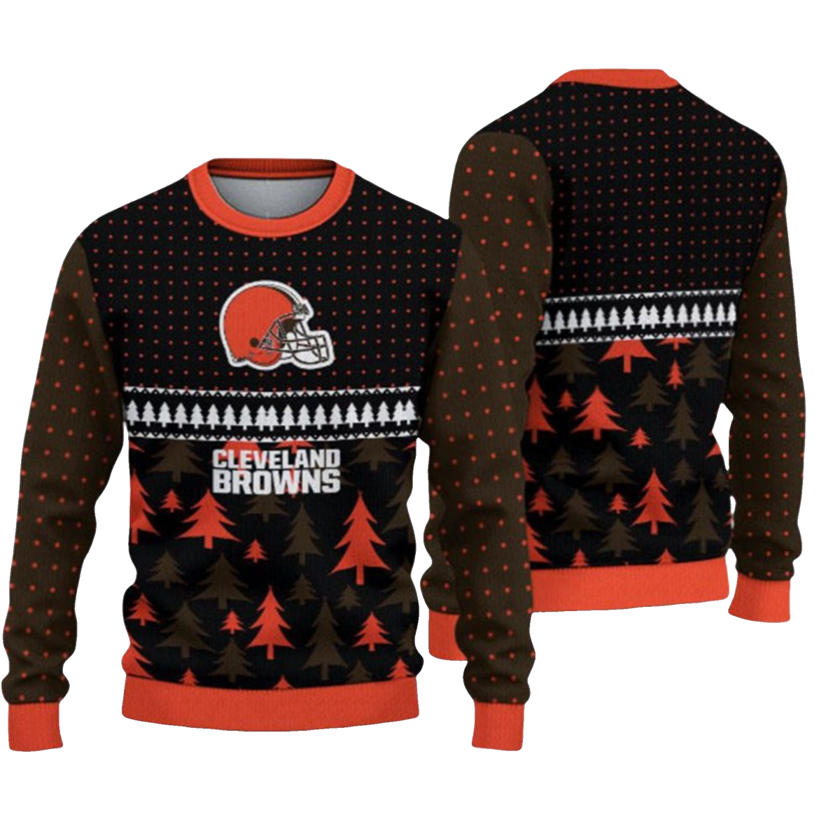 2026 Browns Ugly Christmas Sweater - Moonbestprint