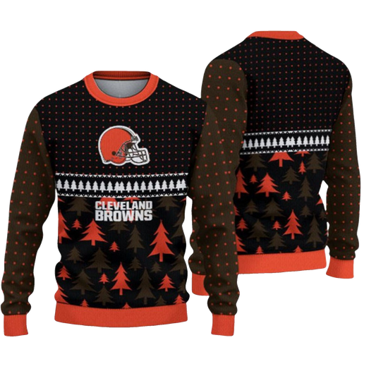 2026 Browns Ugly Christmas Sweater - Moonbestprint
