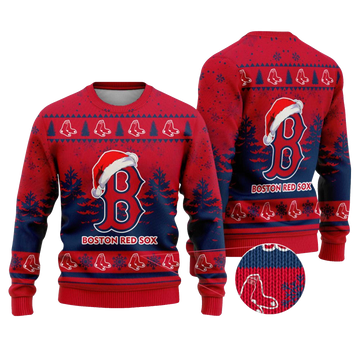 2025 Boston Red Sox Snowflakes Christmas Ugly Sweater – Moonbestprint