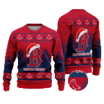 2025 Boston Red Sox Snowflakes Christmas Ugly Sweater – Moonbestprint