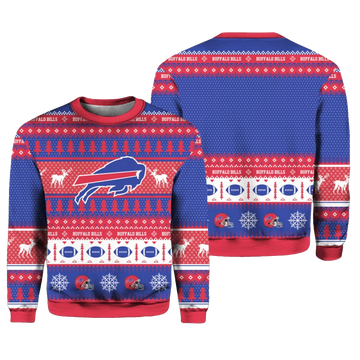 2026 Bills Ugly Christmas Sweater - Moonbestprint