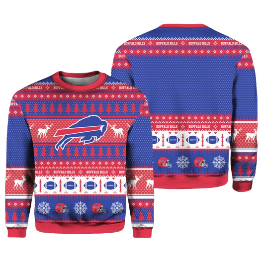 2026 Bills Ugly Christmas Sweater - Moonbestprint