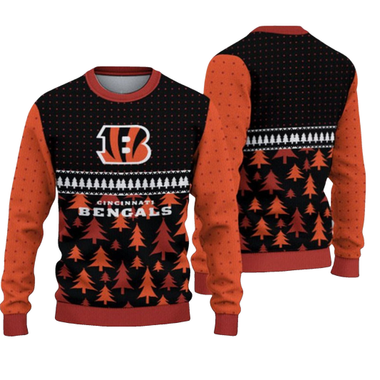 2026 Bengals Ugly Christmas Sweater - Moonbestprint