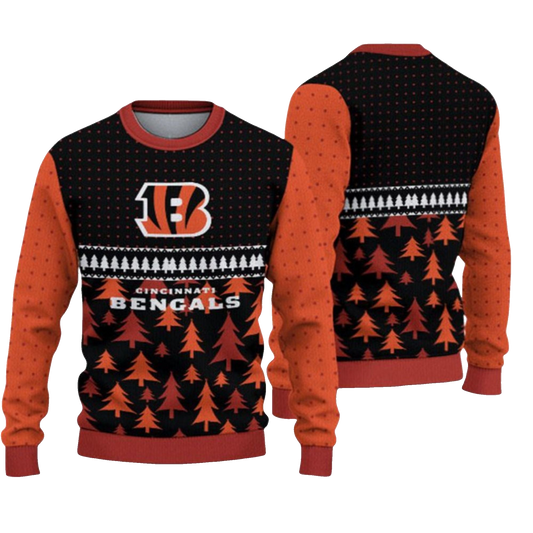 2026 Bengals Ugly Christmas Sweater - Moonbestprint