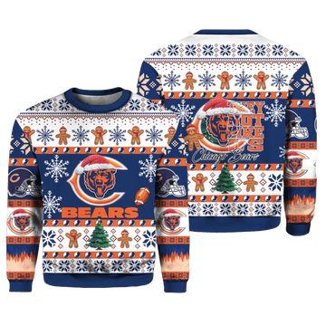 2026 Bears They Not Like Us Ugly Christmas Sweater - Moonbestprint
