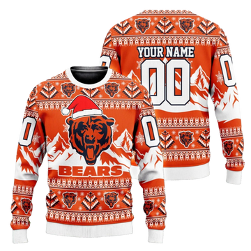 2026 Bears Custom Ugly Christmas Sweater - Moonbestprint