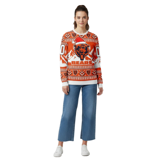2026 Bears Custom Ugly Christmas Sweater - Moonbestprint
