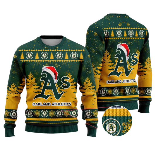 2025 Athletics Snowflakes Christmas Ugly Sweater – Moonbestprint