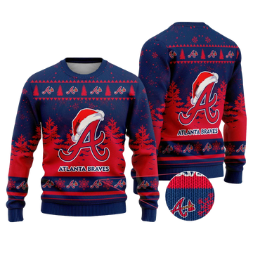 2025 Atlanta Bravers Snowflakes Christmas Ugly Sweater – Moonbestprint
