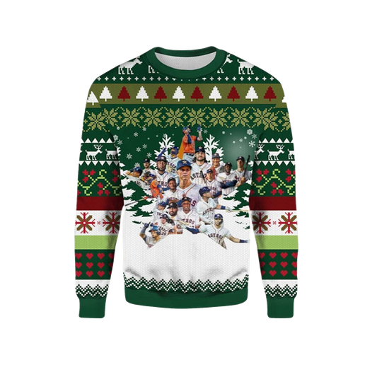 2026 All Star Team Astros Ugly Christmas Sweater - Moonbestprint
