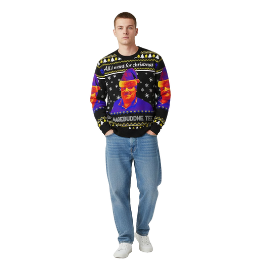 2026 All I Want For Christmas Is Hagebuddne Tee Ugly Sweater - Moonbestprint