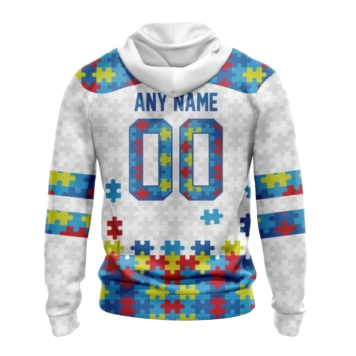 Personalized Las Vegas Raiders Autism Awareness AOP Hoodie - Moonbestprint