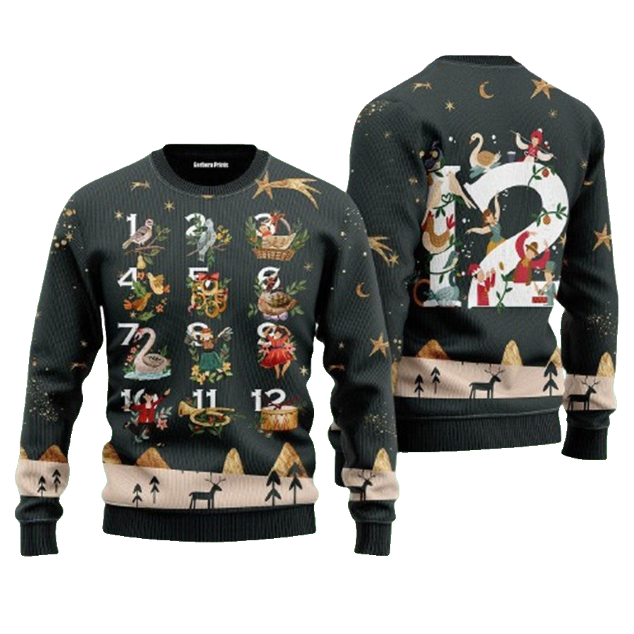 12 Days Of Ugly Christmas Sweater – Moonbestprint